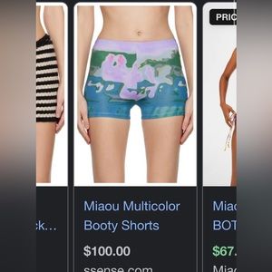 Miaou Mini Shorts